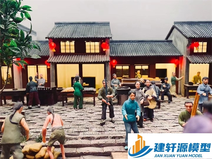 甘南香市微缩模型