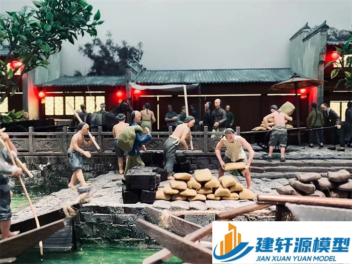 甘南博物馆江南水乡模型